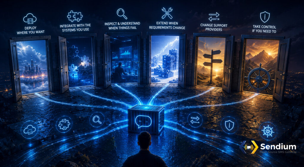 Open telecom infrastructure providing multiple deployment, integration and operational choices